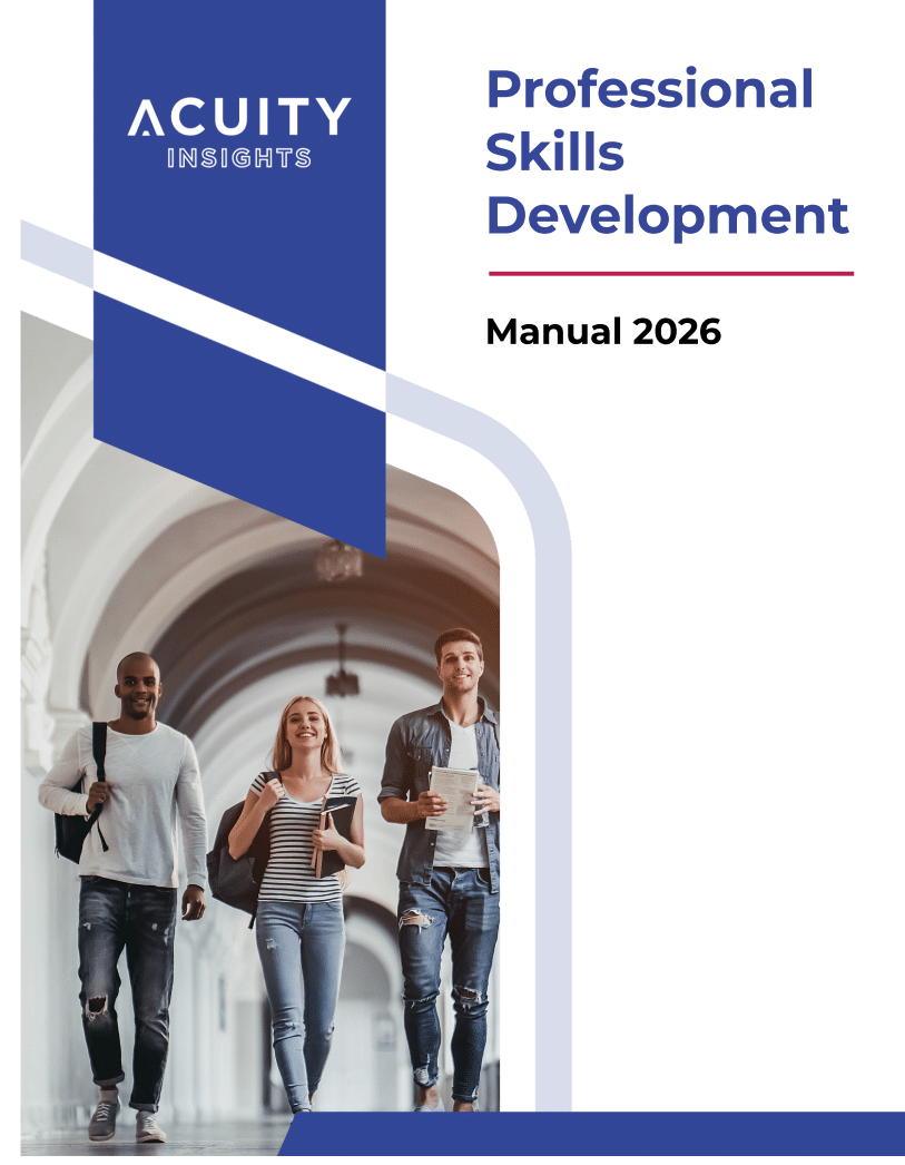 Skill Development Pamphlets Professional Skills Development - Acuity Insights